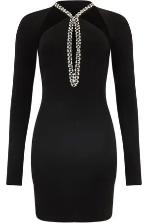 Roberto Cavalli Vestido corto con aberturas