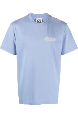 Deus Ex Machina Playera con logo estampado y cuello redondo
