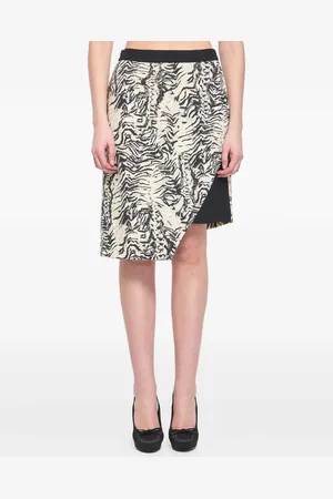 Emanuel Ungaro Falda con estampado animalier