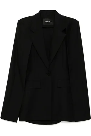 GOEN.J Blazer con solapas de muesca