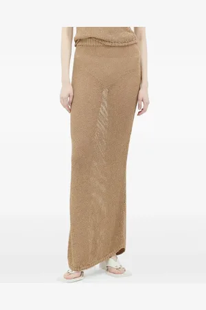 AYA MUSE Sheer maxi skirt