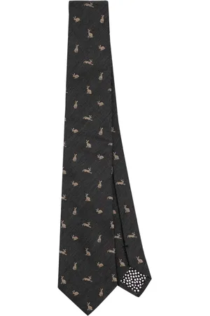 Paul Smith Corbata con motivo de conejo