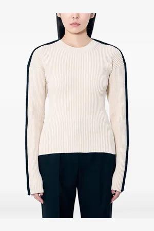 Sportmax Suéter tejido de canalé