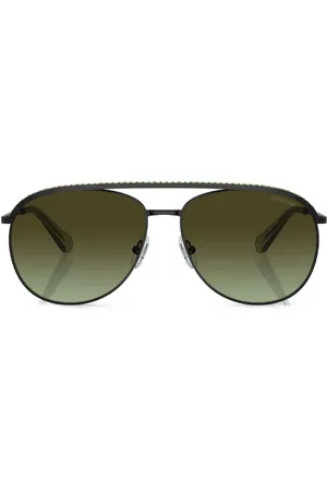 Swarovski Lentes de sol con detalles de cristal