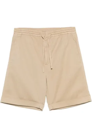 CANALI Shorts con cordones en la pretina