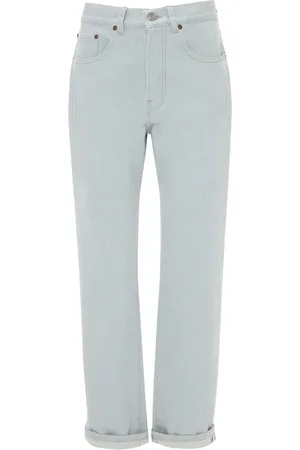 Victoria Beckham Jeans rectos Victoria con tobillos doblados