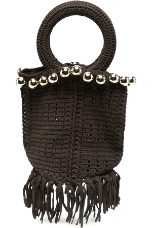 Sandro Bolsa bucket pequeña con flecos