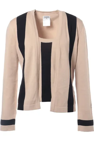 CHANEL Interlocking CC vest and cardigan set