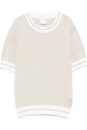 ELEVENTY Playera tejida de canalé
