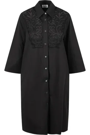 P.A.R.O.S.H. Vestido midi de popelina