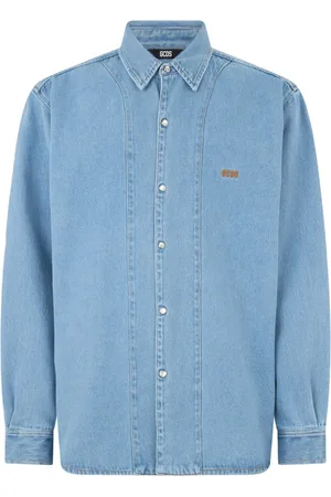 GCDS Camisa de mezclilla Wirdo