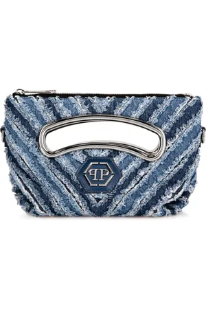 Philipp Plein Tote de mezclilla pequeña