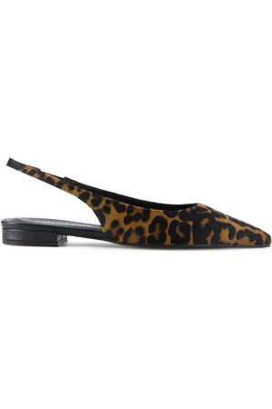 NOTABENE Flats con estampado de leopardo