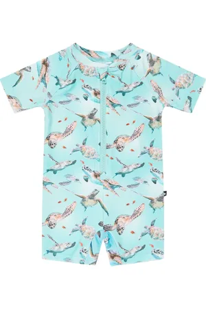 Molo Traje de baño con tortugas estampadas