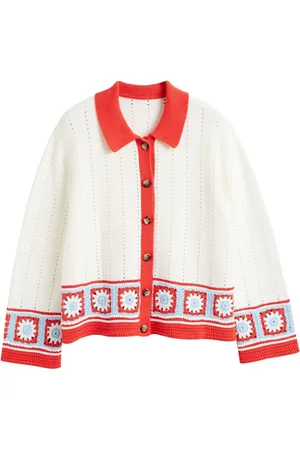 Chinti & Parker Camisa tejida de crochet