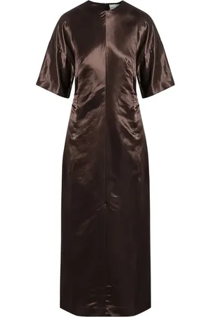 Loulou de Saison Vestido midi ajustado