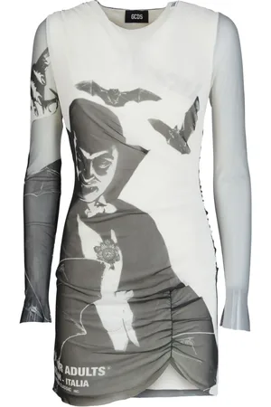 GCDS Vestido corto Dracula Tulle