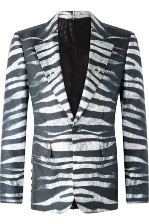 Roberto Cavalli Blazer con estampado de cebra