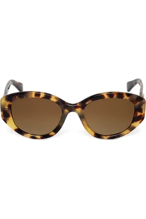 Swarovski Lentes de sol con detalles de cristal