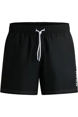 HUGO BOSS Shorts de playa con logo estampado