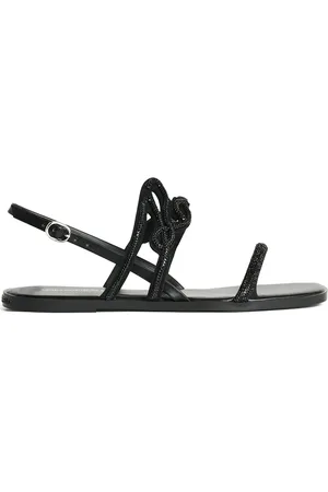 Karl Lagerfeld Sandalias Olympia con cuentas y tiras