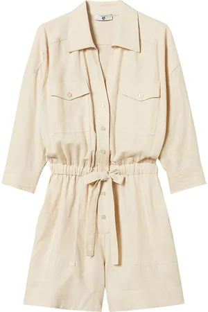 Twin-Set Jumpsuit corto con placa del logo