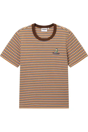 Chocoolate Playera con logo y motivo de rayas