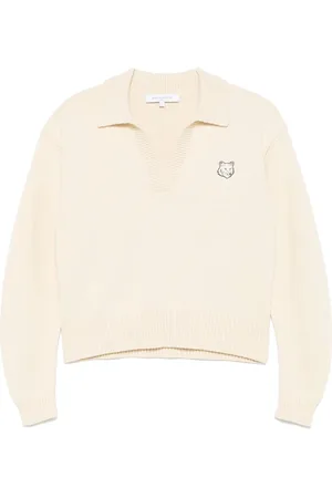 Maison Kitsuné Suéter con parche Bold Fox Head