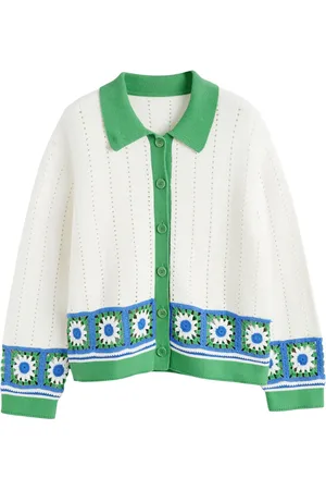 Chinti & Parker Camisa tejida de crochet