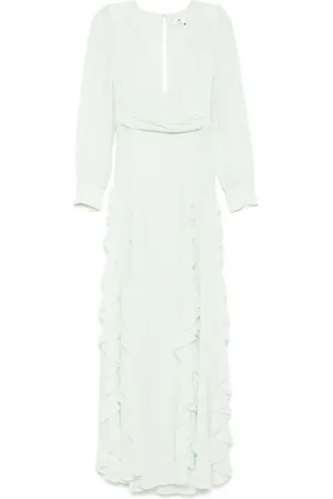Elisabetta Franchi Vestido largo de georgette