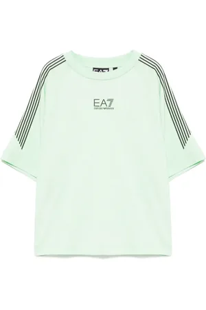 EA7 Playera con logo estampado
