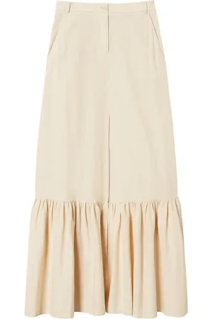 Twin-Set Falda larga con diseño entretejido
