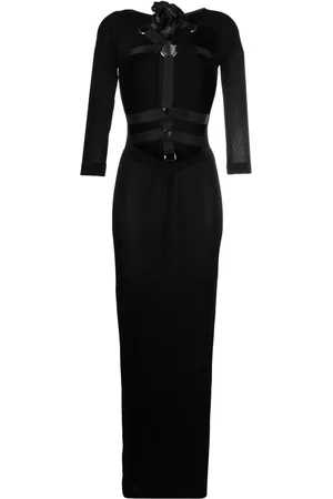 Roberto Cavalli Vestido corto con detalle de aberturas