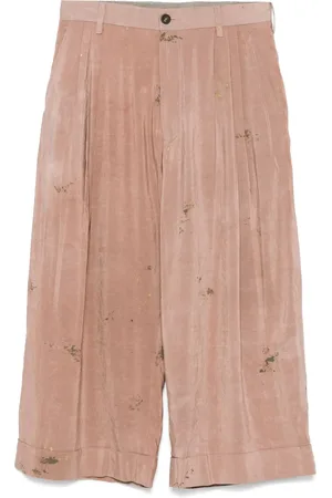 ZIGGY CHEN Pantalones con estampado de pintura