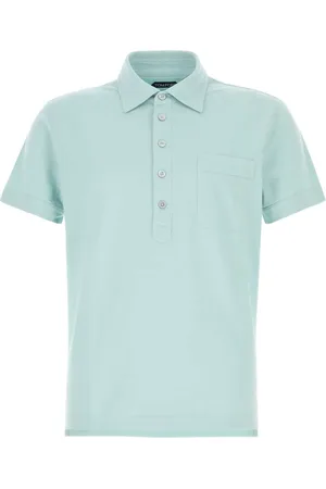 Tom Ford Playera tipo polo tejida con botones