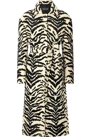 Roberto Cavalli Abrigo con tigre estampado