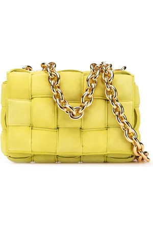 Bottega Veneta Bolsa satchel Intrecciato Chain Cassette de gamuza capitonada 2012-2024