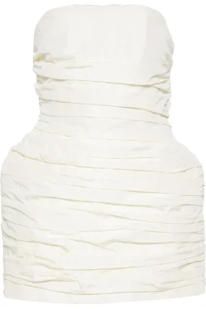 MAGDA BUTRYM Vestido corto con diseño strapless