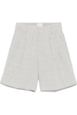 ELEVENTY Shorts con cuadros estampados