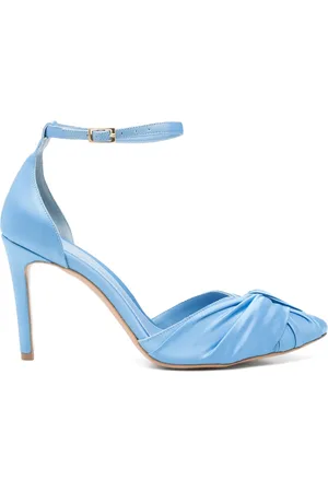 GINISSIMA Zapatillas satinadas con tacón de 95mm