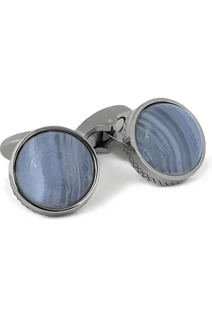 Tateossian Mancuernillas Blue Lace Agate