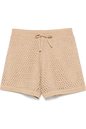 Sandro Shorts de tejido abierto