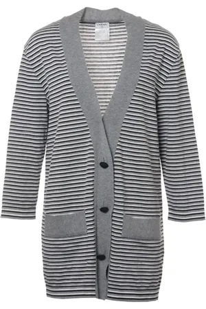 CHANEL Striped cardigan