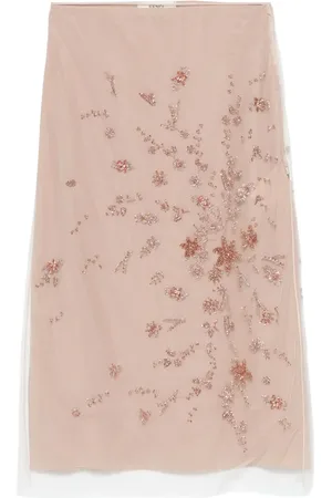 Fendi Falda midi a capas