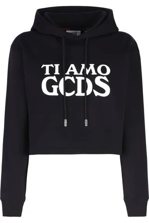GCDS Hoodie corta Ti Amo