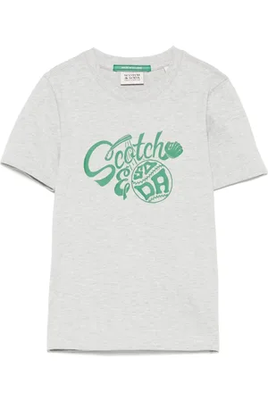 Scotch&Soda Playera con logo estampado