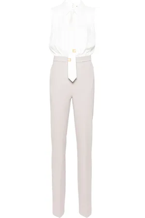 Elisabetta Franchi Jumpsuit de crepé con moño