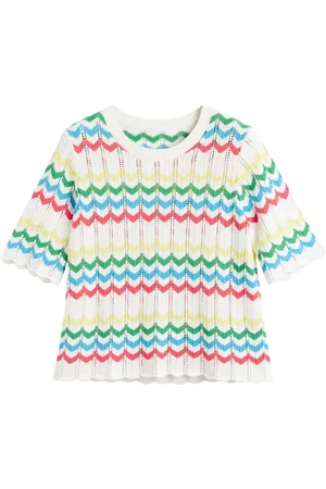 Chinti & Parker Playera de tejido chevron