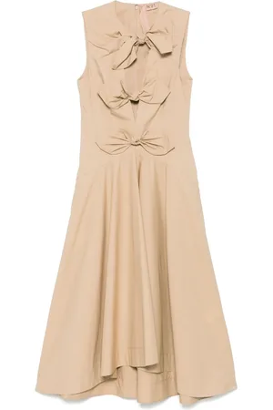 Nº21 Vestido midi con detalle de moño