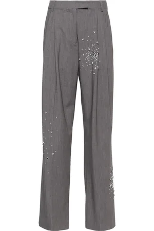 Des Phemmes Pantalones con detalles de cristal